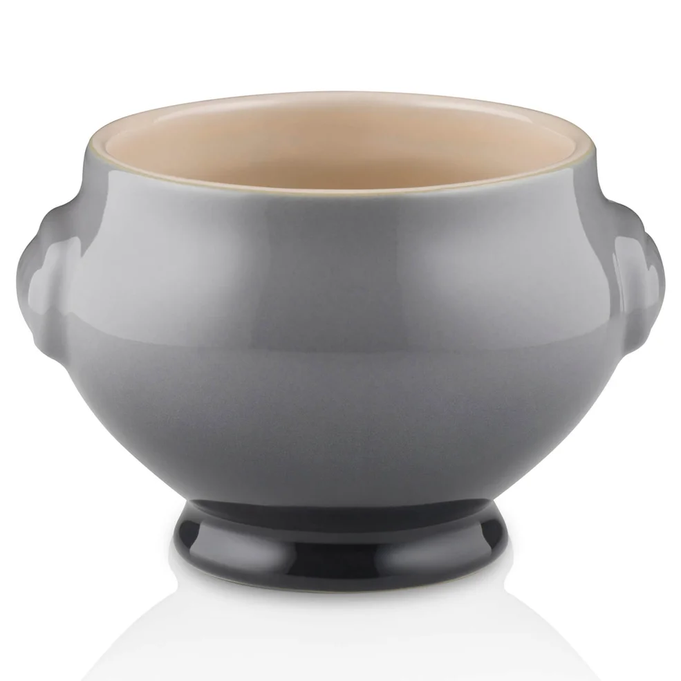 Le Creuset Stoneware Heritage Soup Bowl - Flint Image 1