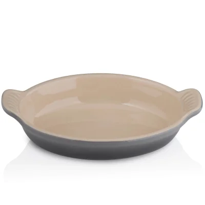 Le Creuset Stoneware Heritage Oval Roasting Dish - 20cm - Flint