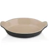 Le Creuset Stoneware Heritage Oval Roasting Dish - 20cm - Satin Black - Image 1