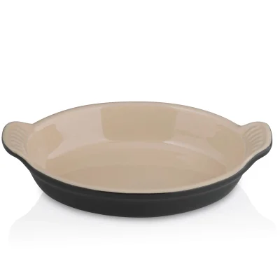 Le Creuset Stoneware Heritage Oval Roasting Dish - 20cm - Satin Black