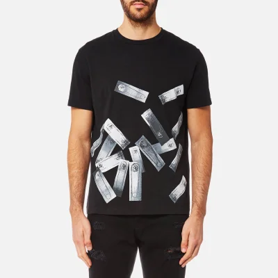 Versus Versace Men's Pin Print T-Shirt - Black/Stampa