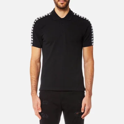 Versus Versace Men's Short Sleeve Polo Shirt - Black