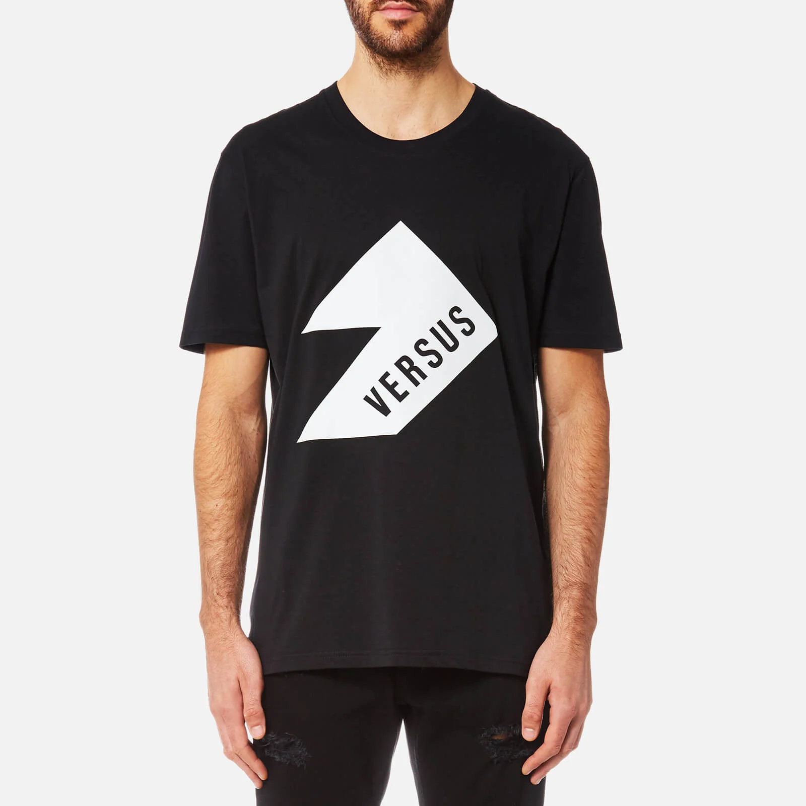 Versus Versace Men's Versus Logo Short Sleeve T-Shirt - Black Image 1