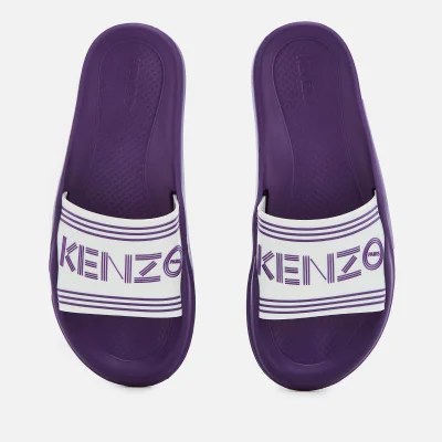 KENZO Women's Flat Slide Sandals - White