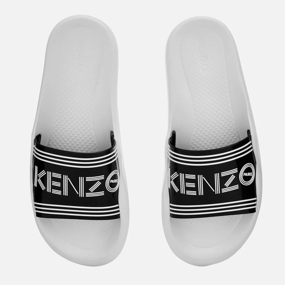 KENZO Women's Flat Slide Sandals - Black Image 1