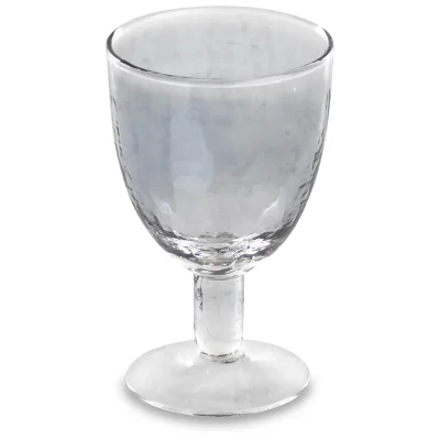 Nkuku Ozari Wine Glass - Aged Silver