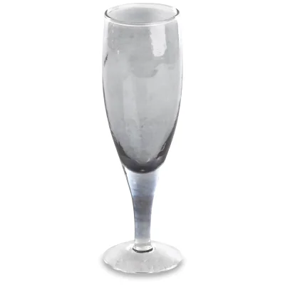 Nkuku Ozari Champagne Glass - Aged Silver