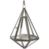 Nkuku Mokomo Hanging Lantern - Antique Zinc - Image 1