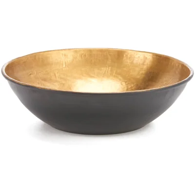 Nkuku Kadova Brass Bowl - Antique Brass