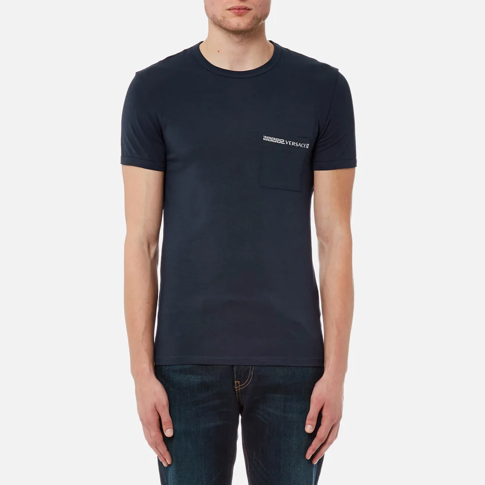 Versus Versace Men's Basic T-Shirt - Navy Image 1