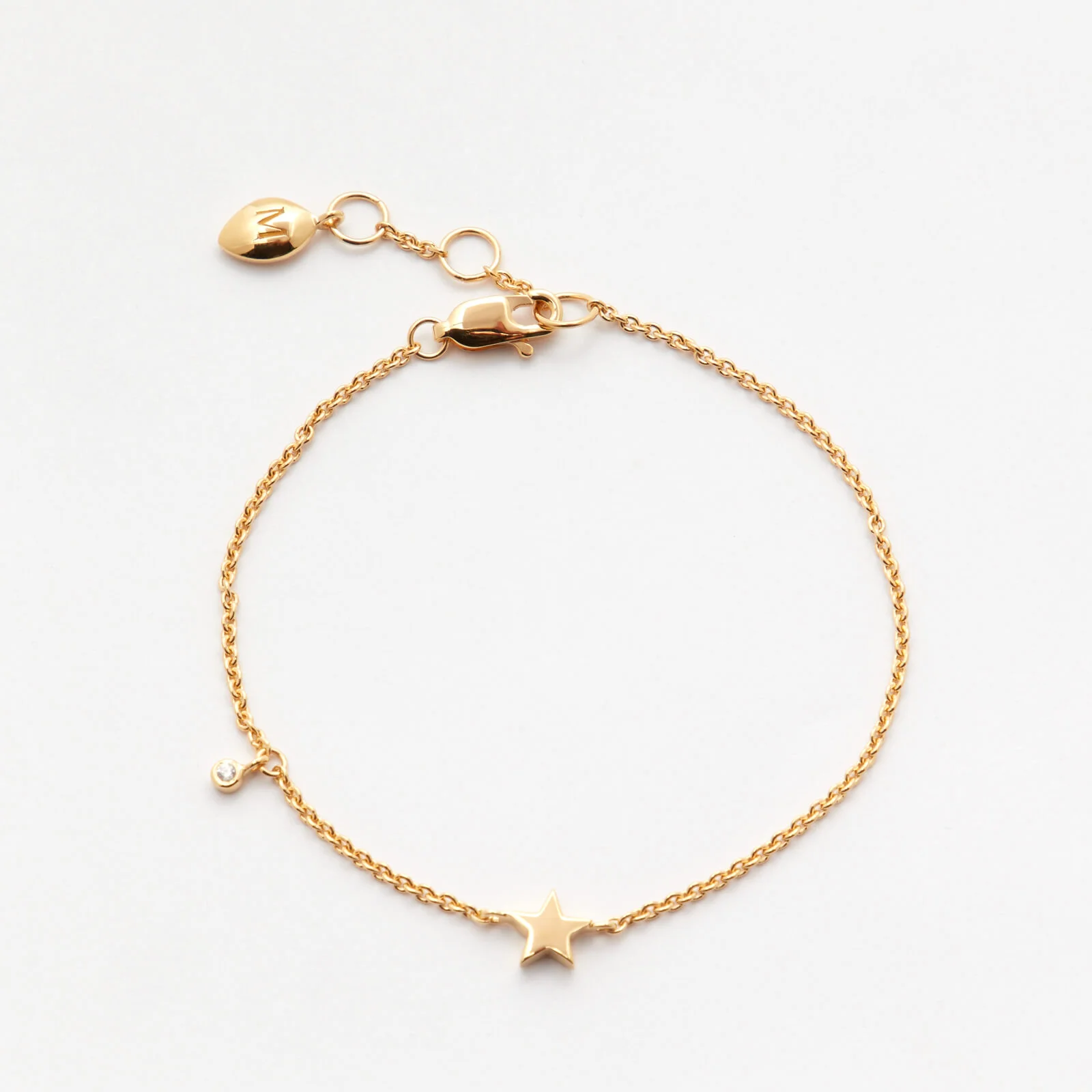 Missoma Women's Gold Star Bracelet - Gold Image 1