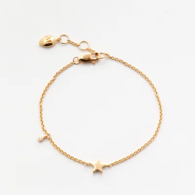 Missoma Women's Gold Star Bracelet - Gold