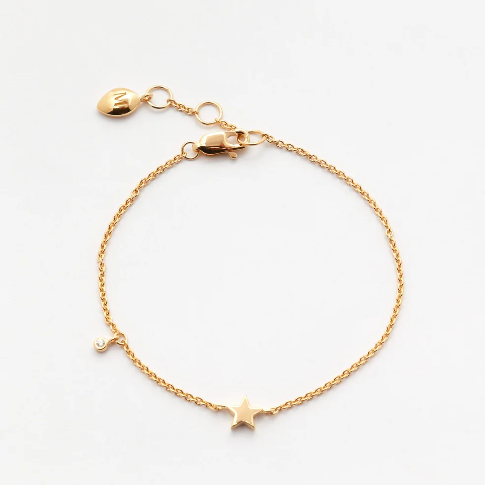 Missoma Women's Gold Star Bracelet - Gold Image 1