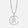 Missoma Women's Silver 'R' Initial Necklace - Sterling Silver - Image 1