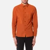 Folk Men's Fragment Shirt - Burnt Orange - Image 1