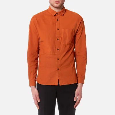 Folk Men's Fragment Shirt - Burnt Orange