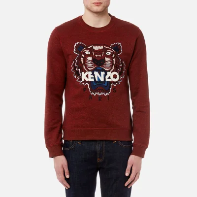 KENZO Men's Icons Tiger Sweatshirt - Burgundy