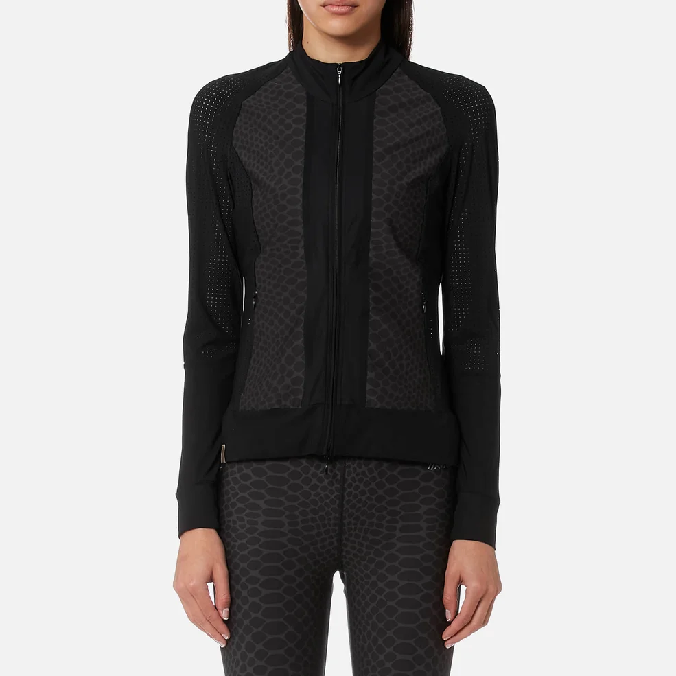 Monreal London Women's Featherweight Jacket - Silver Reptile Image 1