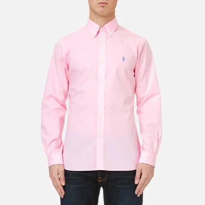 Polo Ralph Lauren Men's Slim Fit Poplin Shirt - Carmel Pink