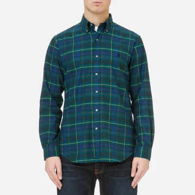 Polo Ralph Lauren Men's Brushed Twill Shirt - Green Check