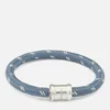 Miansai Men's Single Rope Casing Bracelet - Slate/Steel - Image 1