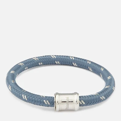 Miansai Men's Single Rope Casing Bracelet - Slate/Steel