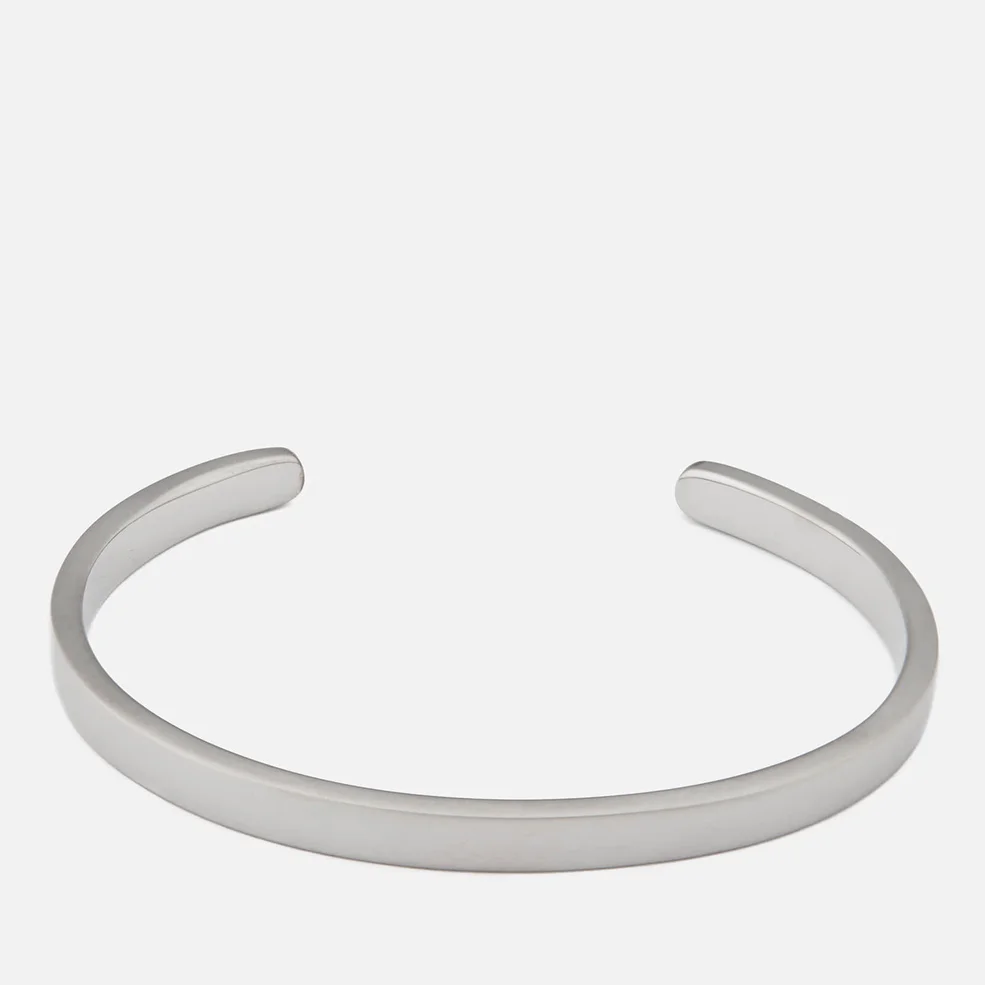 Miansai Men's Singular Cuff Bracelet - Matte Silver Image 1