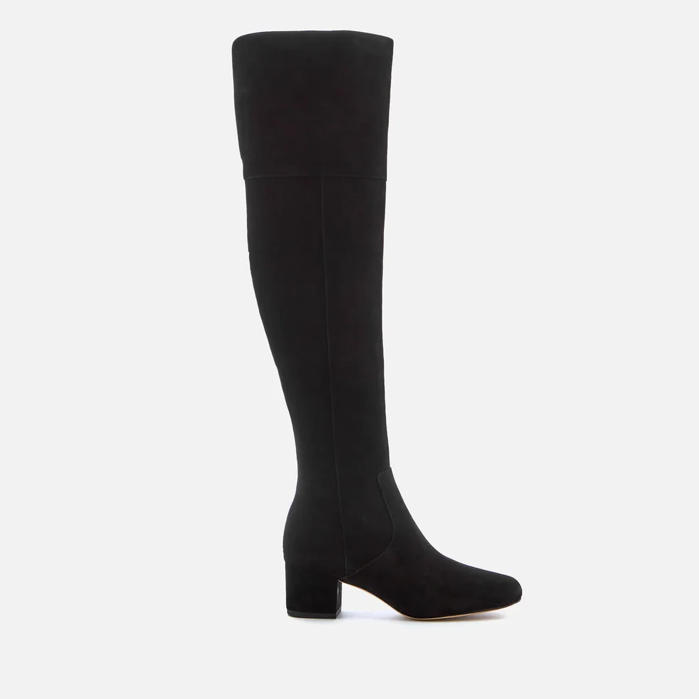 Sam Edelman Women's Elina Suede Thigh High Boots - Black Image 1