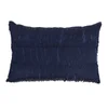 Bloomingville Fringe Detail Cushion - Blue - Image 1