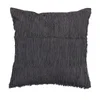Bloomingville Fringe Detail Cushion - Grey - Image 1