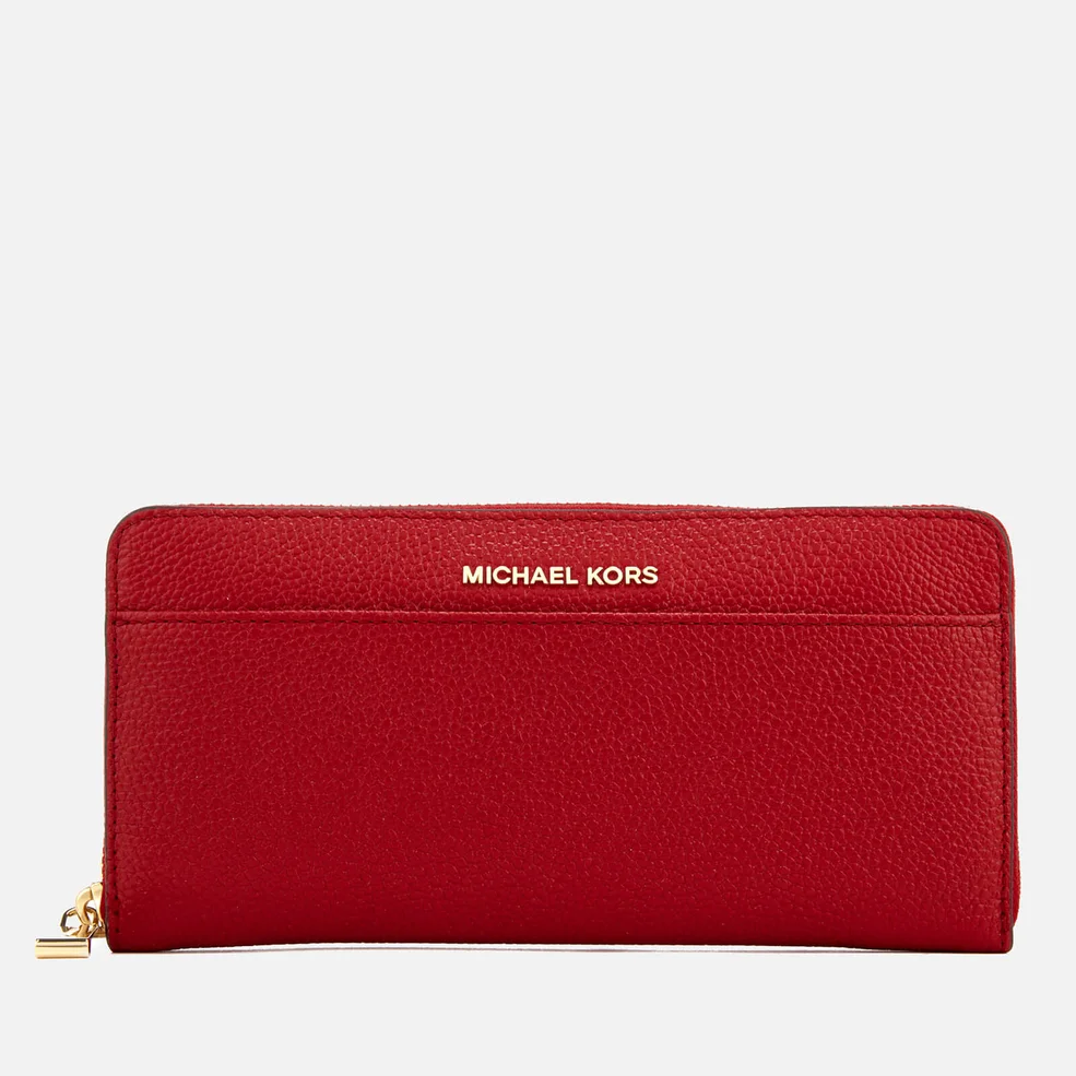 MICHAEL MICHAEL KORS Women's Money Pieces Pocket Continental Wallet - Bright Red Image 1