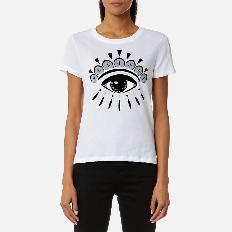 KENZO Women's Eye T-Shirt - White Image 1