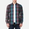 PS Paul Smith Men's Tailored Fit Checked Long Sleeve Shirt - Multi - Image 1