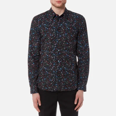 PS Paul Smith Men's Tailored Fit Floral Shirt - Multi