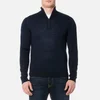 PS Paul Smith Men's Zip Neck Knitted Jumper - Navy - Image 1