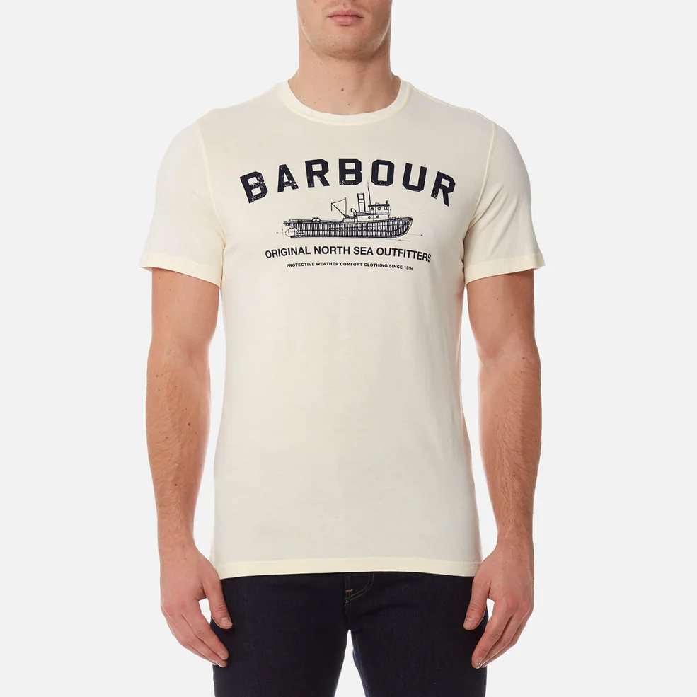 Barbour Men's Barta T-Shirt - Neutral Image 1