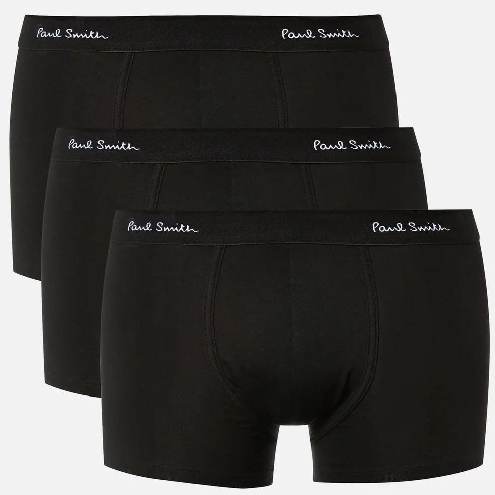 Paul Smith Men's 3 Pack Trunk Boxer Shorts - Black Image 1