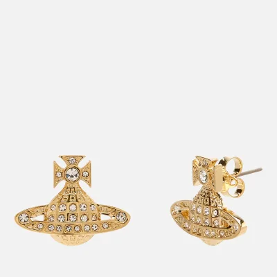 Vivienne Westwood Women's Minnie Bas Relief Earrings - White Crystal