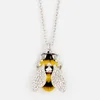 Vivienne Westwood Women's Bumble Pendant Necklace - White Crystal - Image 1
