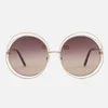 Chloe Women's Carlina Sunglasses - Rose Gold/Brown - Image 1