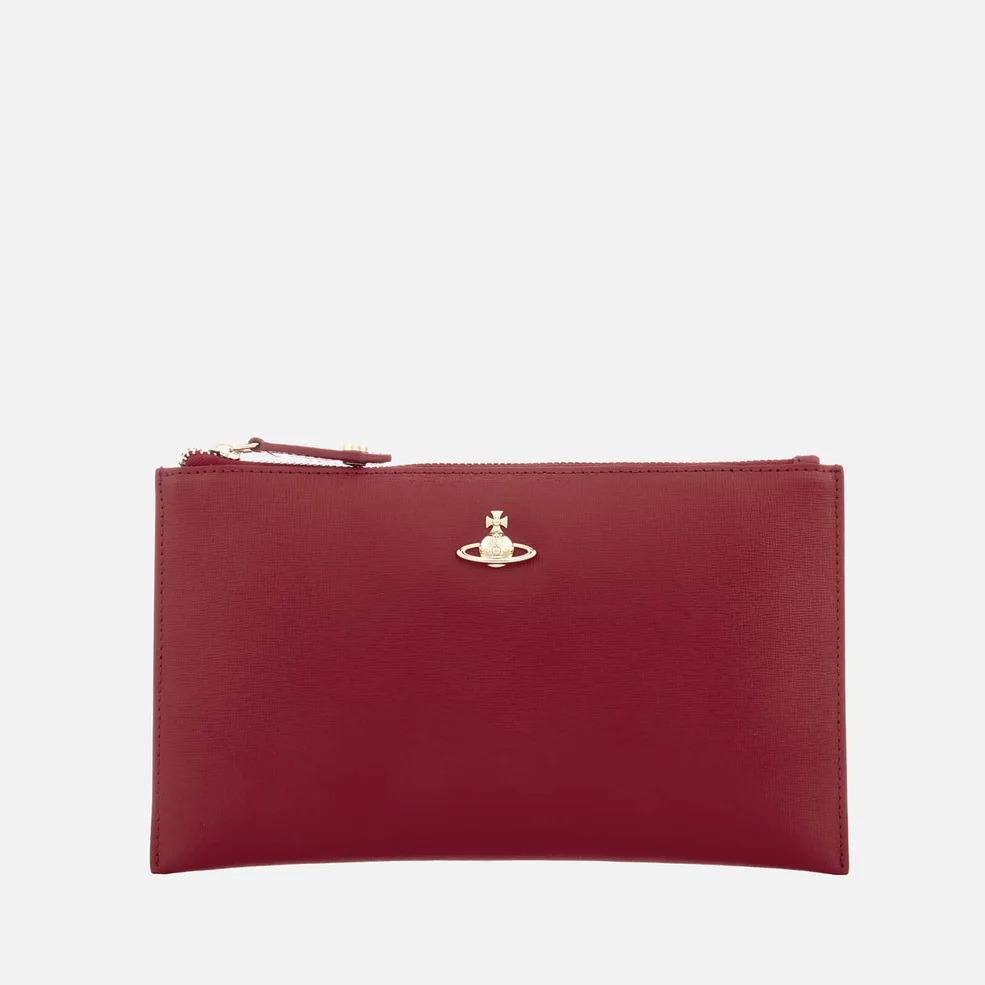 Vivienne Westwood Women's Pouch with Zip - Red Image 1