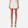 Marc Jacobs Women's Pleated High Waist Shorts with Belt - Cream - Image 1