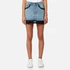 Marc Jacobs Women's Denim Mini Skirt with Pom Poms - Vintage Indigo - Image 1