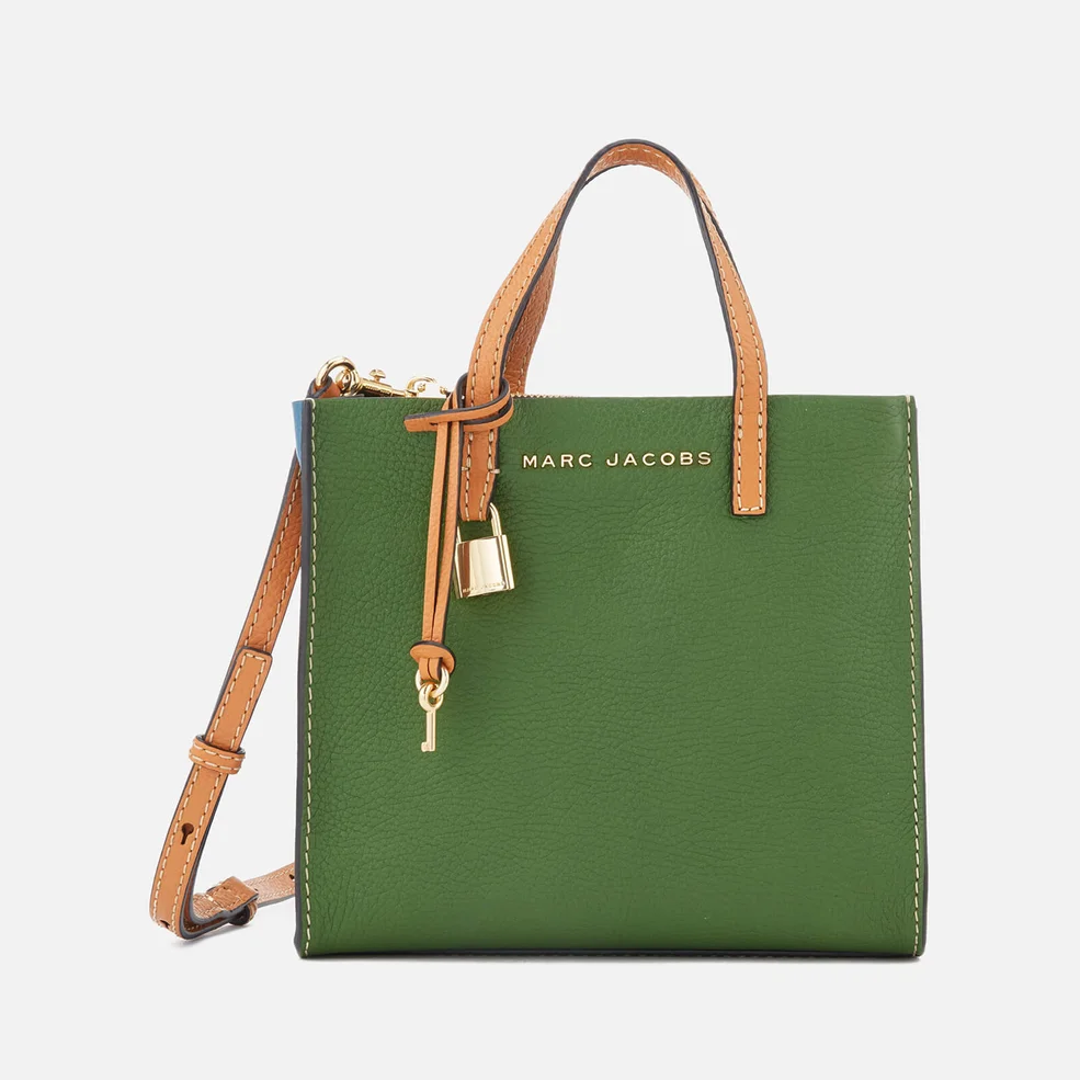 Marc Jacobs Women's Mini Grind Tote Bag - Palm Green/Multi Image 1