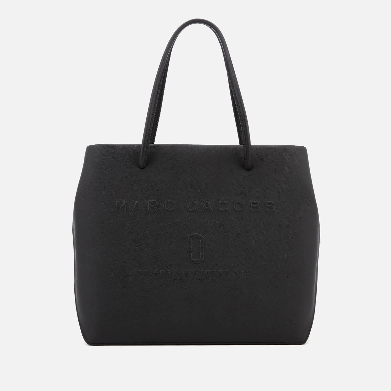 Marc Jacobs Women's Logo Shopper East West Tote Bag - Black Image 1