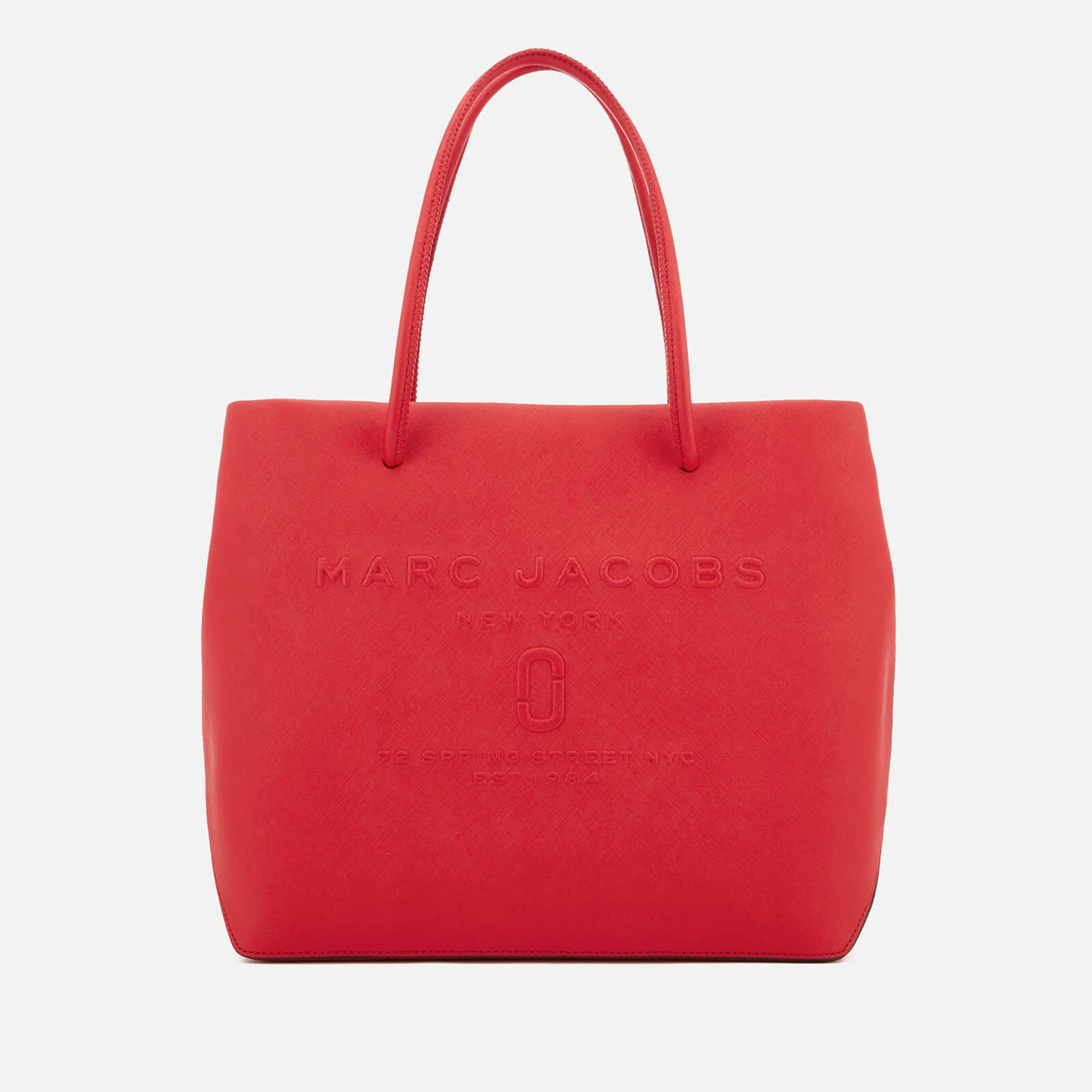 Marc Jacobs Women's Logo Shopper East West Tote Bag - Red Pepper Image 1