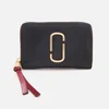Marc Jacobs Women's Small Standard Zip Around Purse - Black/Chianti - Image 1