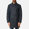 Hunter Men's Original Rubberised Raincoat - Navy - Image 1