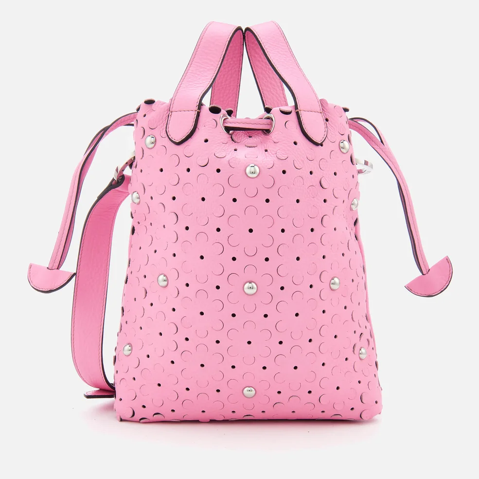 meli melo Women's Hazel Daisy Laser Cut Bag - Peony Pink Image 1