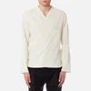 Lemaire Men's V-Neck Collar Shirt - Ecru - Image 1